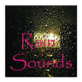 Pluie sons icône