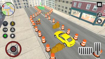 Poster Real City Car Parking 3D Game