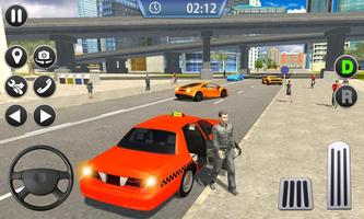 Taxi Sim 2019 - City Taxi Driver Simulator 3D syot layar 2