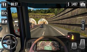 Heavy Cargo Truck Driving 2019 - Euro Truck Driver captura de pantalla 2