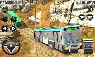 Uphill Climb Bus Driving Simulator - Bus Sim 3D imagem de tela 1