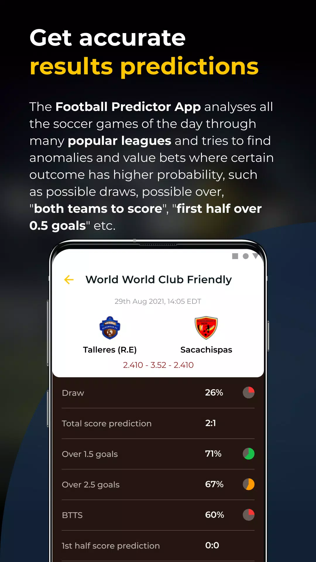 Betsa, Football predictions APK for Android Download