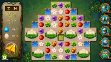 Match 3 Games - Forest Puzzle اسکرین شاٹ 1