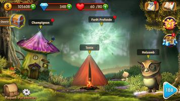 Forêt Mystère - Match 3 Jeux capture d'écran 2