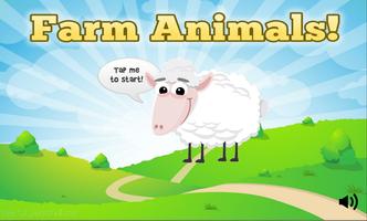 Farm Animals for Toddlers Affiche
