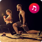 Workout music for the gym app icon