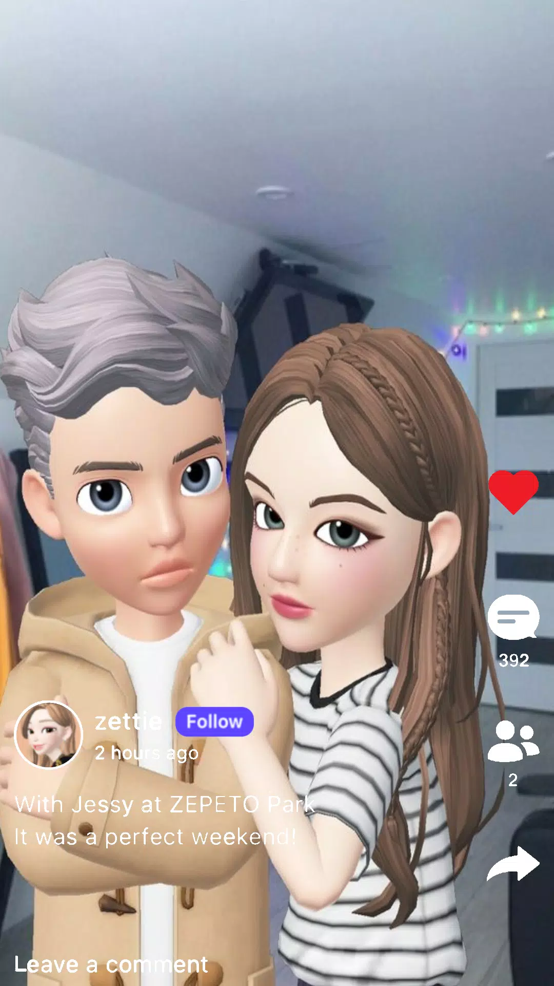 Zepeto là một ứng dụng tạo avatar rất phổ biến và được ưa chuộng hiện nay. Với hàng ngàn lựa chọn về trang phục, cảm xúc và phụ kiện, bạn có thể tạo ra cho mình một avatar độc đáo và đẹp mắt nhất. Hãy tải ngay Zepeto và khám phá thế giới tuyệt vời của ứng dụng này.