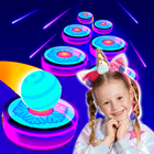 Nastya Dancing Tiles Hop آئیکن