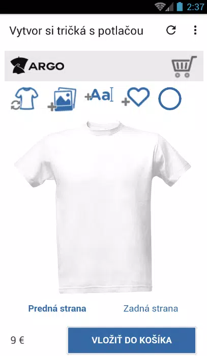 Online potlač trička | Vytvor si tričko s potlačou APK for Android Download