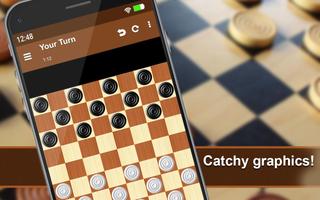 Checkers Game - Draughts Game 截图 1