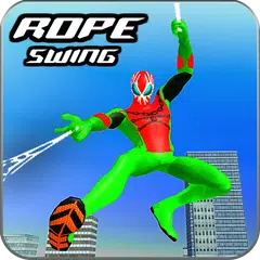 Скачать Amazing Rope Swing Hero- Vegas Crime City games 3D APK