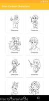 Draw Cartoon Characters 스크린샷 1