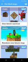 One block maps for MCPE Affiche