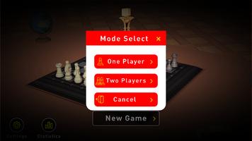 3D Chess Game - Board Plaid Affiche