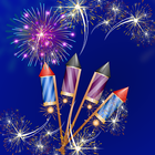 ASMR Fireworks - Light Sparkle icône