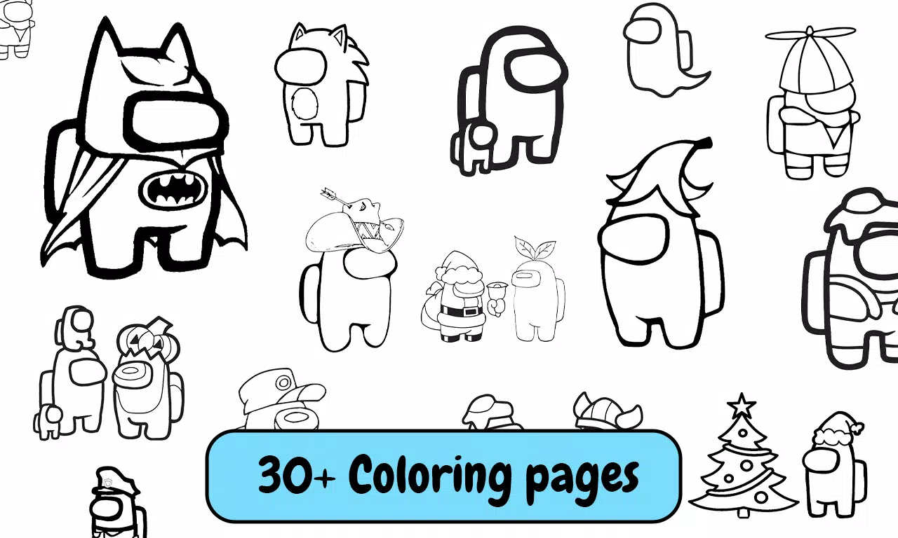 45 Coloring Pages Among Us Coloring Pages Best
