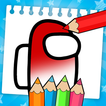 Among Us Coloring Book: Create Your Own Imposter