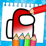 Among Us Coloring icono