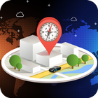 地球 地图 生活 全球定位系统： 车速表 ＆ 导航 图标
