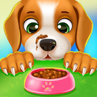 Puppy pet care salon game icon