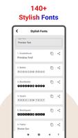 Font App - Stylish Fancy Fonts capture d'écran 1