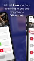0-200 Squats Legs Trainer تصوير الشاشة 1