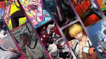 Denji Chainsaw Man Wallpaper X poster