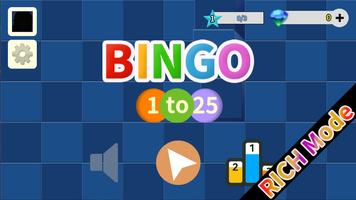BINGO 1to25 RICH الملصق