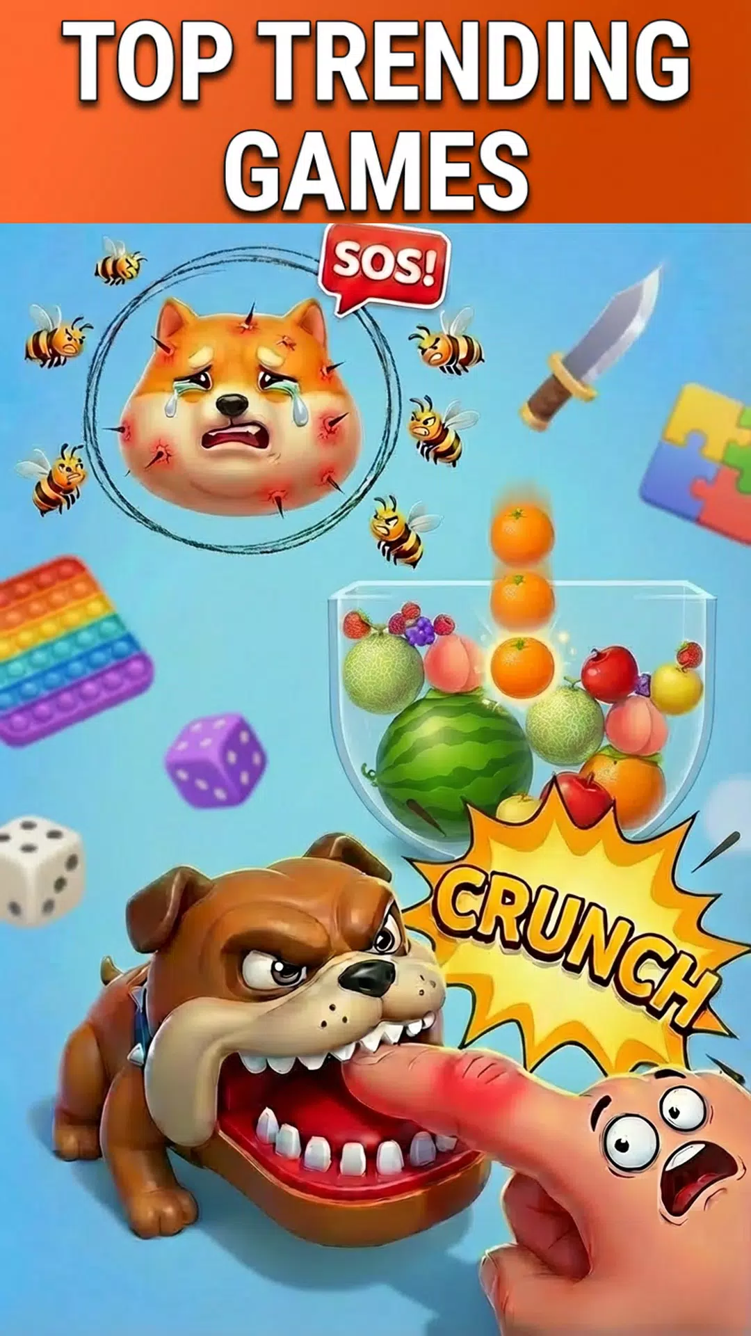 Antistress Pop It Mini Games