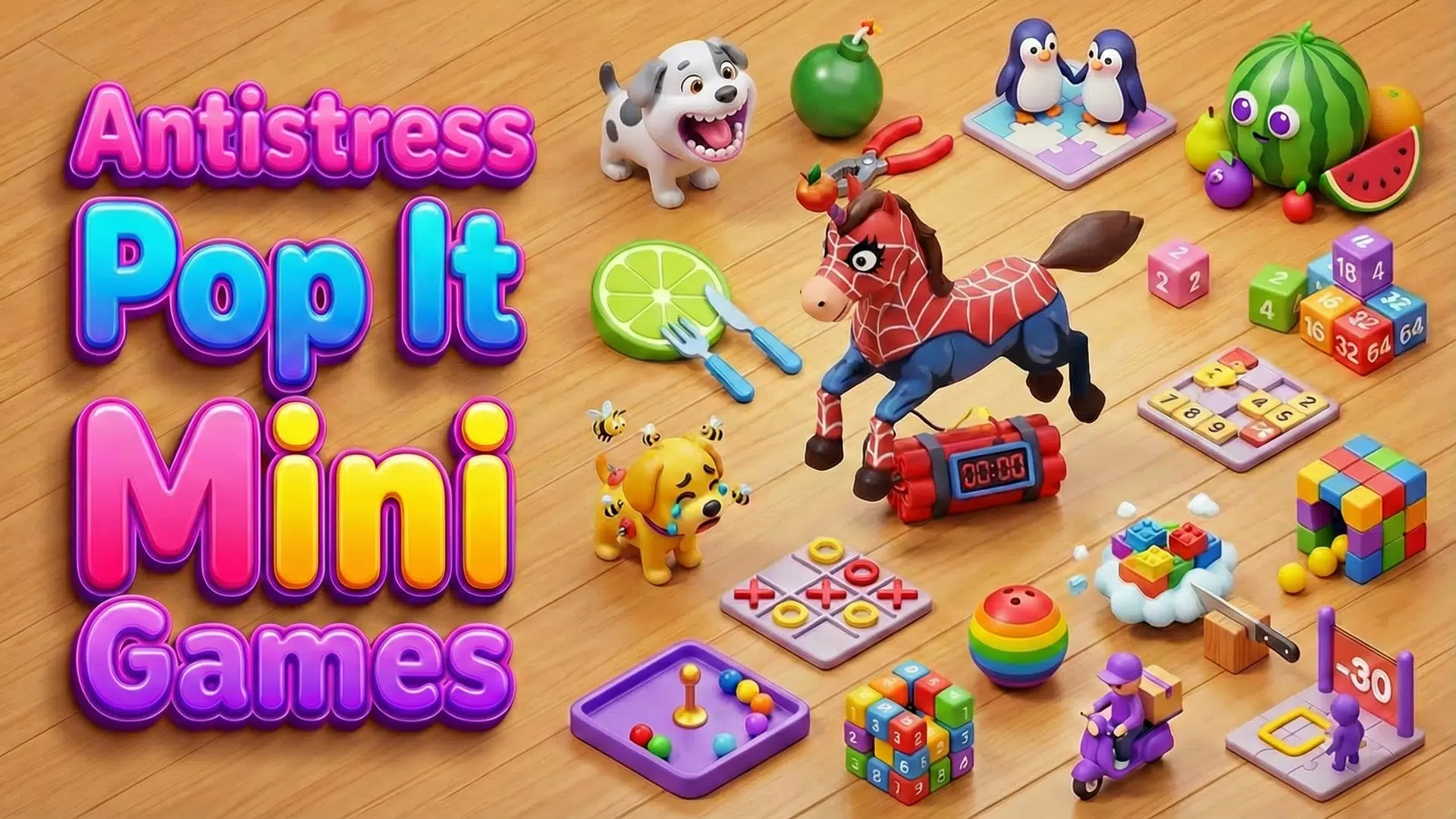 Antistress Pop It Mini Games