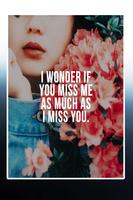 I Miss You Quotes Affiche