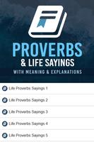 Life Proverbs and Sayings poster