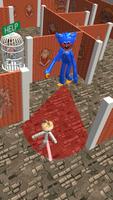 Huggy Wuggy Hide Hunted Games تصوير الشاشة 2
