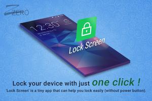 ZERO Lock Screen ảnh chụp màn hình 1