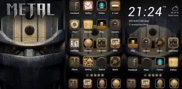 Metal tema - ZERO launcher