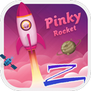 Pinky Rocket Theme APK