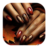 Autumn Art Nail Polish Design 아이콘