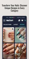 Autumn Art Nail Polish Design ポスター