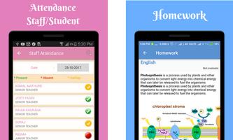 School App For Parents with One Sibling Affiche