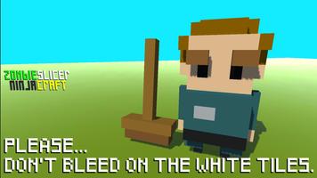 Don't bleed on the white tiles-poster