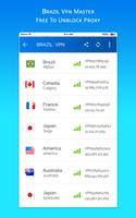 BRASIL VPN MASTER - Free To Unblock Proxy capture d'écran 3