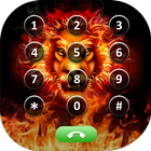 Fire Lion Photo Phone Dialer иконка