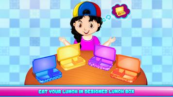 High School Lunch Box Maker &  اسکرین شاٹ 1