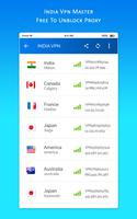 INDIA VPN MASTER - Free To Unblock Proxy capture d'écran 3