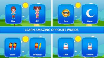 Learn Opposite Words For Kids  اسکرین شاٹ 1
