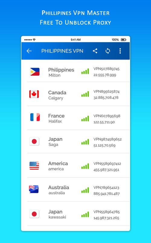Philippines Vpn Master Free To Unblock Proxy For Android Apk