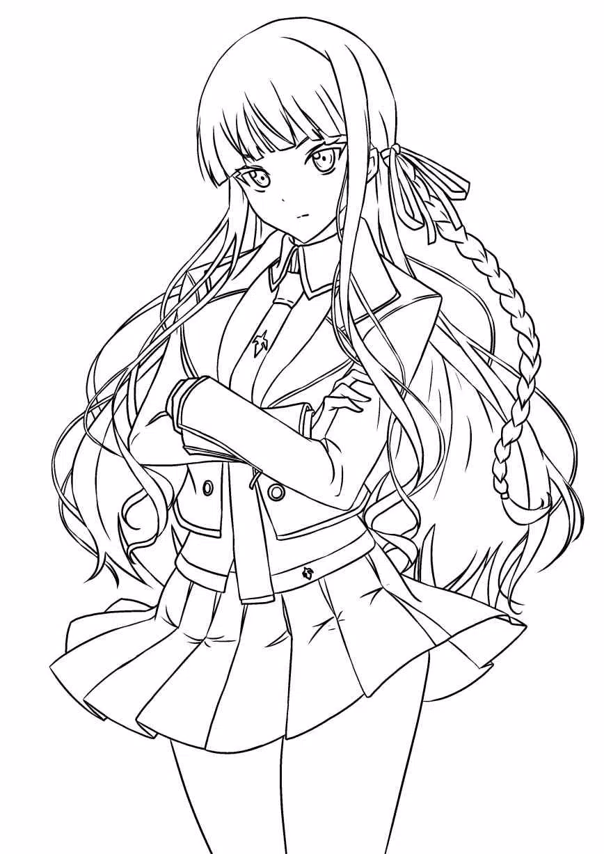 78 Anime Coloring Pages Danganronpa  Best HD