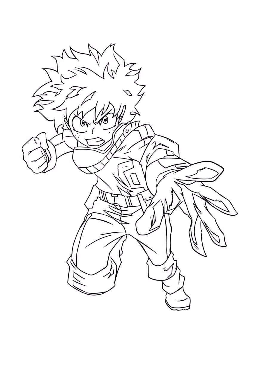 480  Anime Coloring Pages Deku  Latest