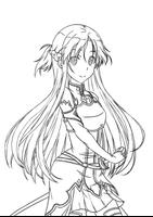 1 Schermata Come disegnare Sword Art Onlin