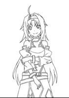 3 Schermata Come disegnare Sword Art Onlin